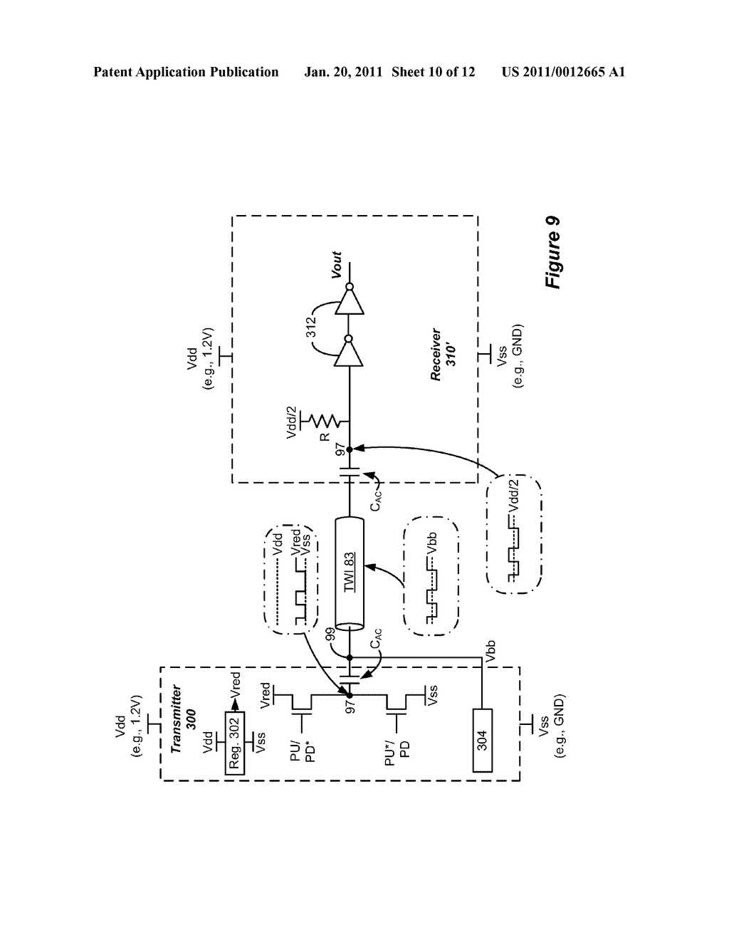 Systems and Methods for Lowering Interconnect Capacitance Through Adjustment of Relative Signal Levels - diagram, schematic, and image 11