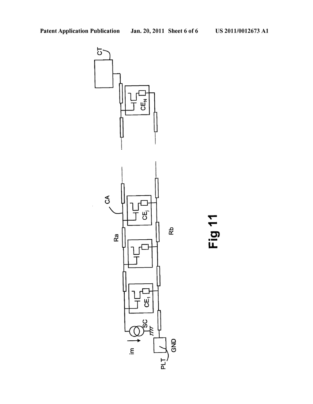 INTEGRATED CIRCUIT INCLUDING A LARGE NUMBER OF IDENTICAL ELEMENTARY CIRCUITS POWERED IN PARALLEL - diagram, schematic, and image 07