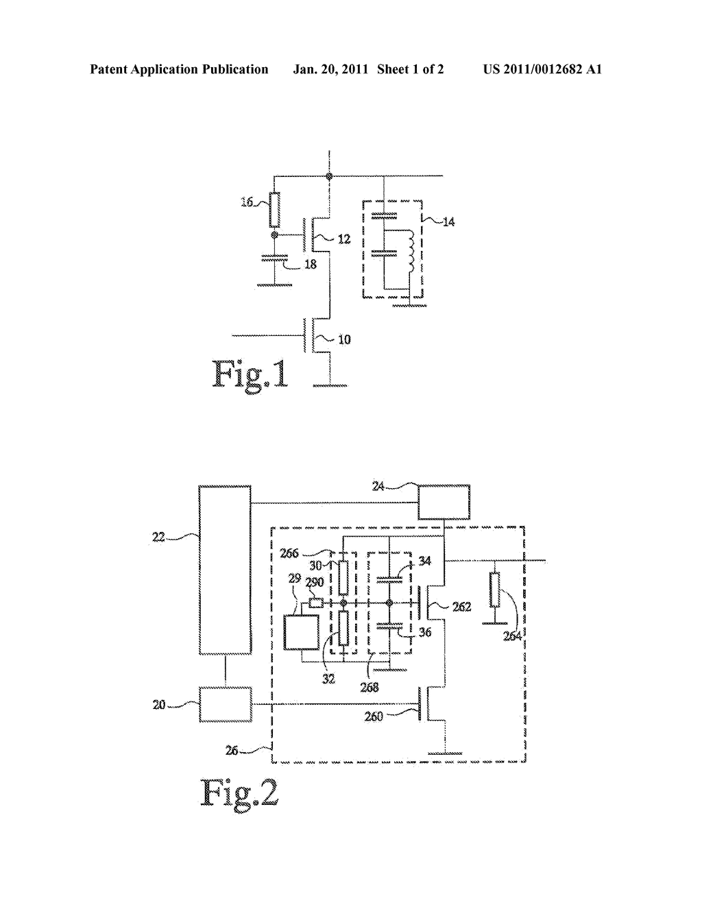 ELECTRONIC CIRCUIT WITH CASCODE AMPLIFIER - diagram, schematic, and image 02