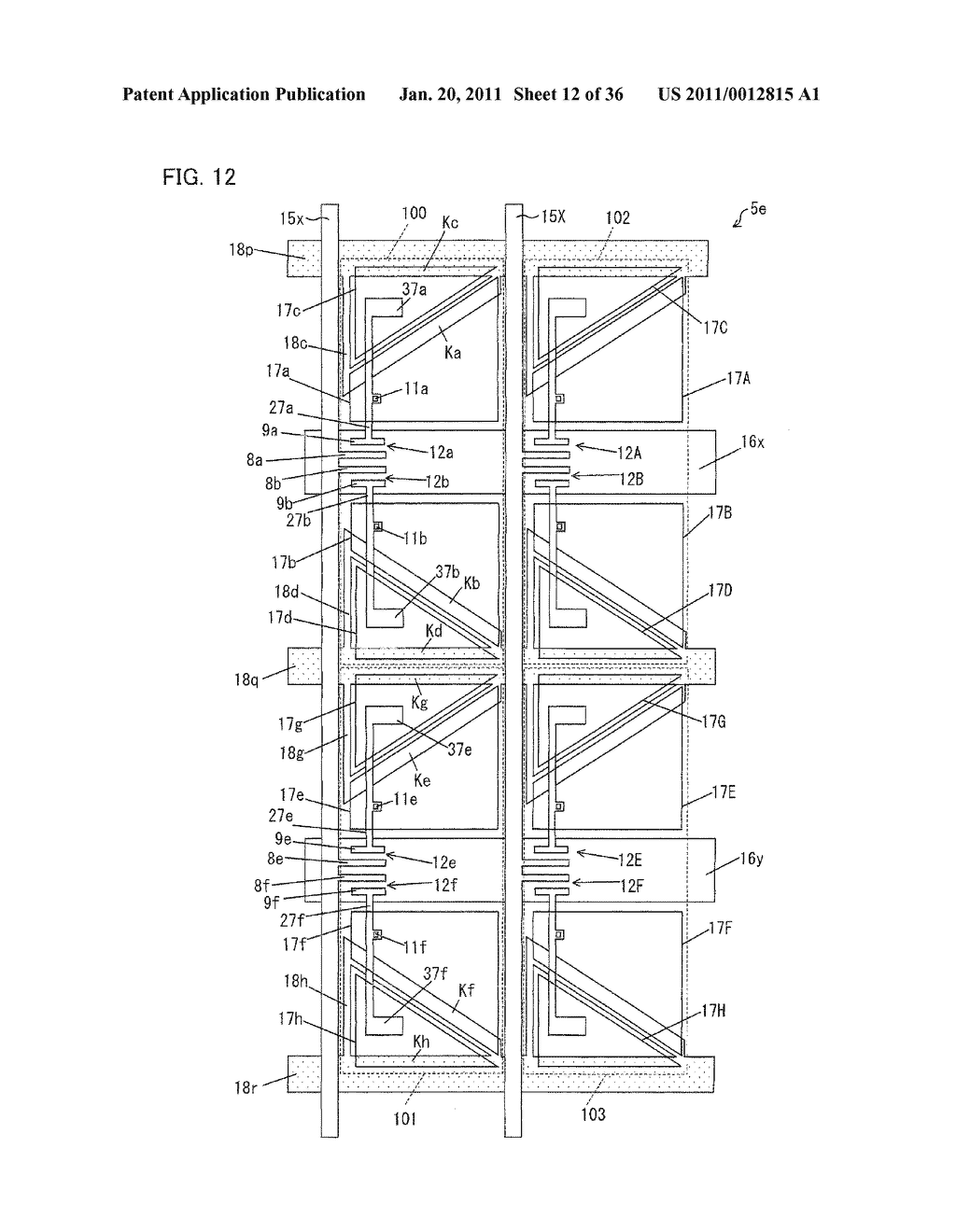 ACTIVE MATRIX SUBSTRATE, LIQUID CRYSTAL PANEL, LIQUID CRYSTAL DISPLAY DEVICE, LIQUID CRYSTAL DISPLAY UNIT, AND TELEVISION RECEIVER - diagram, schematic, and image 13