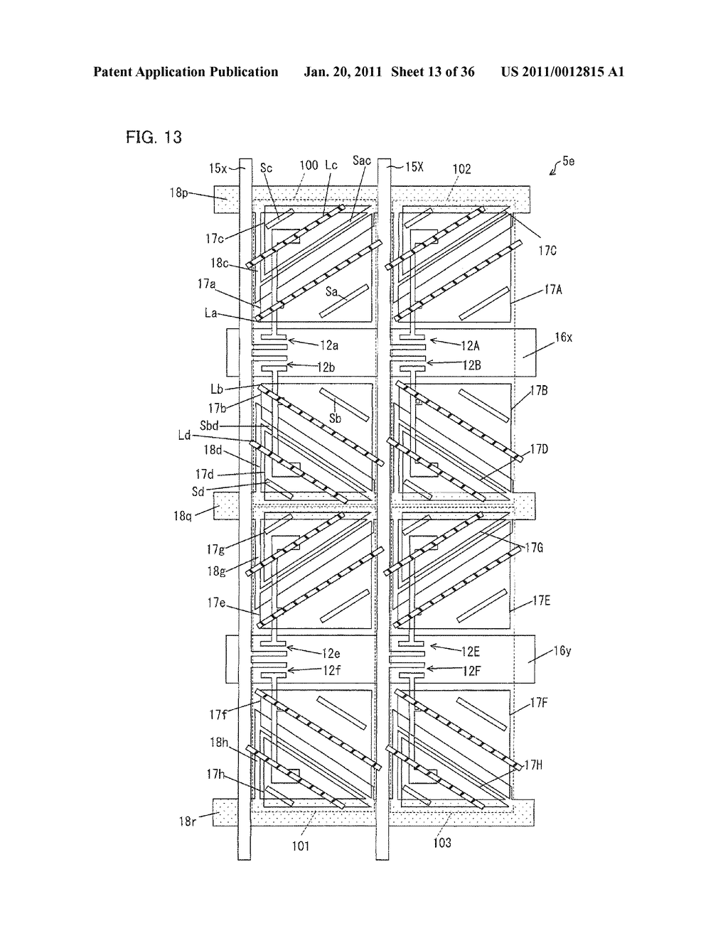 ACTIVE MATRIX SUBSTRATE, LIQUID CRYSTAL PANEL, LIQUID CRYSTAL DISPLAY DEVICE, LIQUID CRYSTAL DISPLAY UNIT, AND TELEVISION RECEIVER - diagram, schematic, and image 14