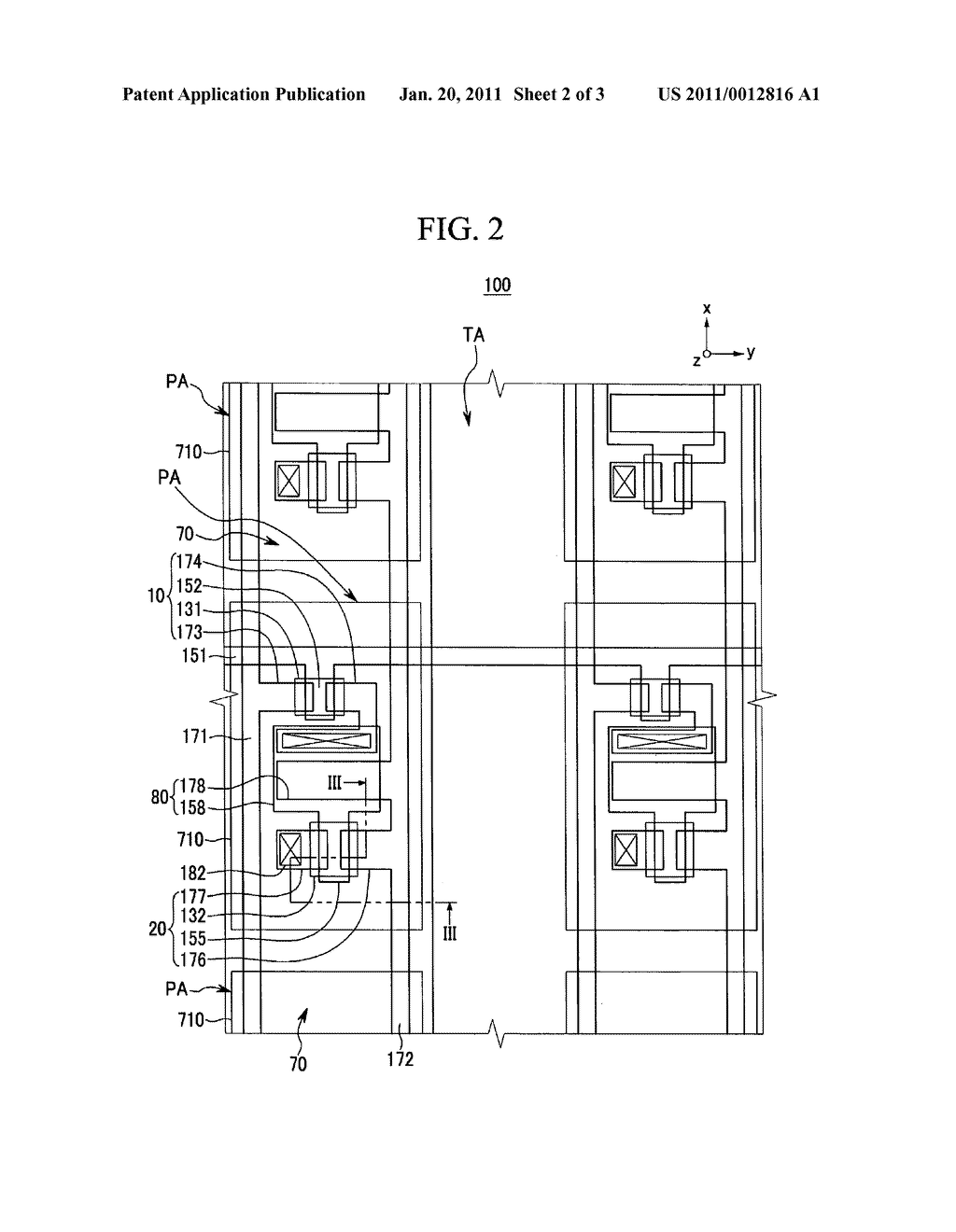 Organic light emitting diode display - diagram, schematic, and image 03