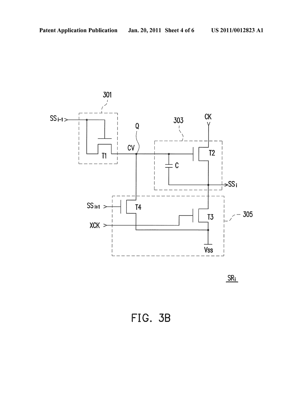 LIQUID CRYSTAL DISPLAY AND SHIFT REGISTER DEVICE THEREOF - diagram, schematic, and image 05