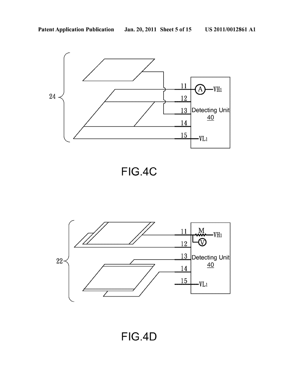 METHOD AND DEVICE FOR DETECTING TERMINAL CONNECTION OF 4-TERMINAL OR 5-TERMINAL RESISTIVE TOUCH PANEL - diagram, schematic, and image 06