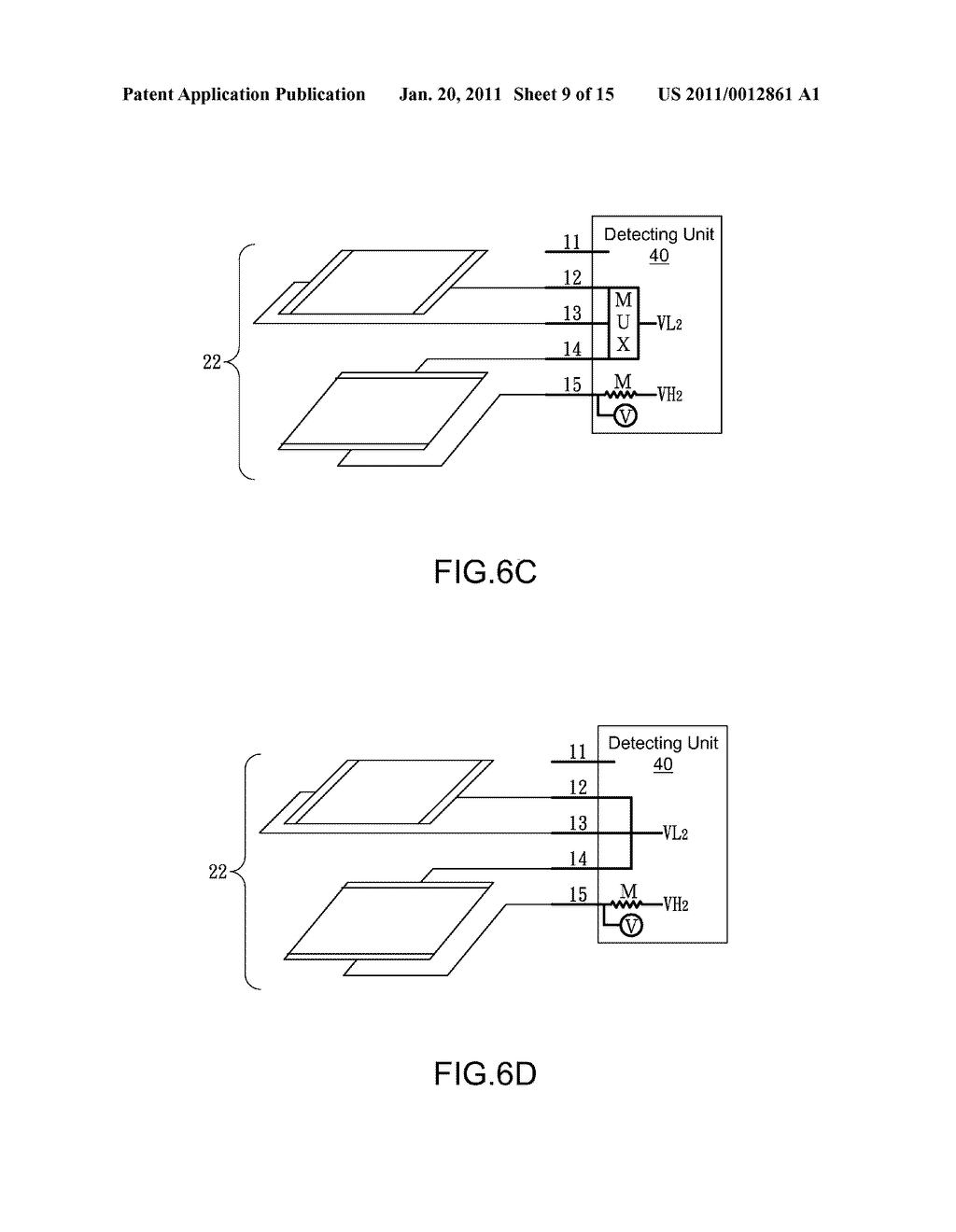 METHOD AND DEVICE FOR DETECTING TERMINAL CONNECTION OF 4-TERMINAL OR 5-TERMINAL RESISTIVE TOUCH PANEL - diagram, schematic, and image 10