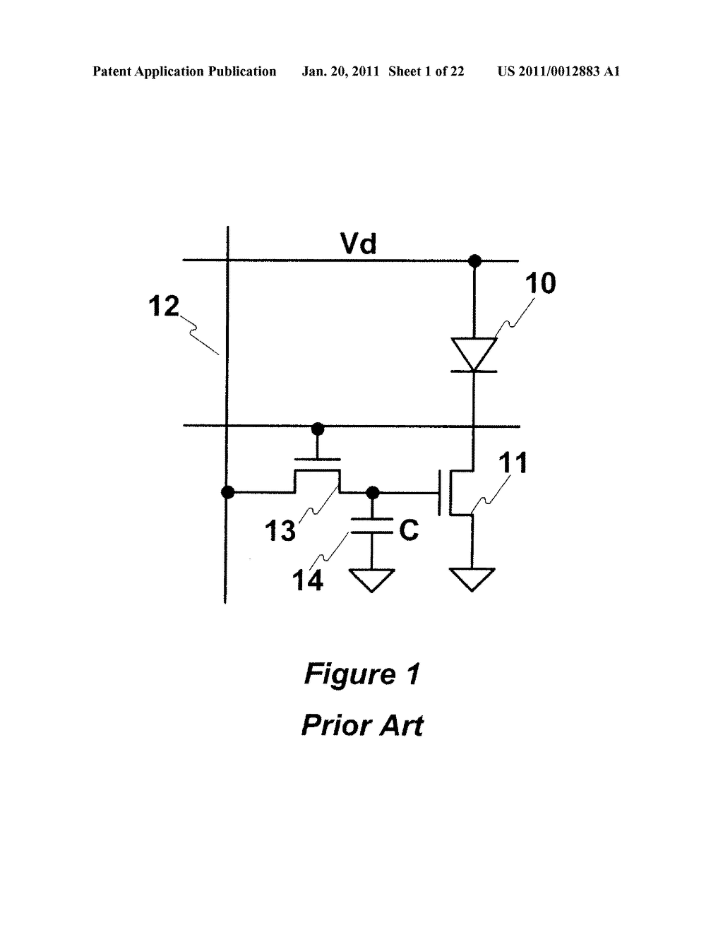 METHOD AND SYSTEM FOR PROGRAMMING AND DRIVING ACTIVE MATRIX LIGHT EMITTING DEVICE PIXEL - diagram, schematic, and image 02