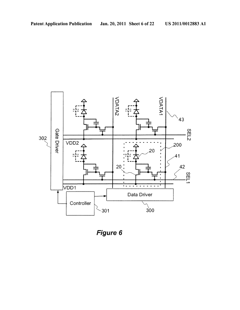 METHOD AND SYSTEM FOR PROGRAMMING AND DRIVING ACTIVE MATRIX LIGHT EMITTING DEVICE PIXEL - diagram, schematic, and image 07