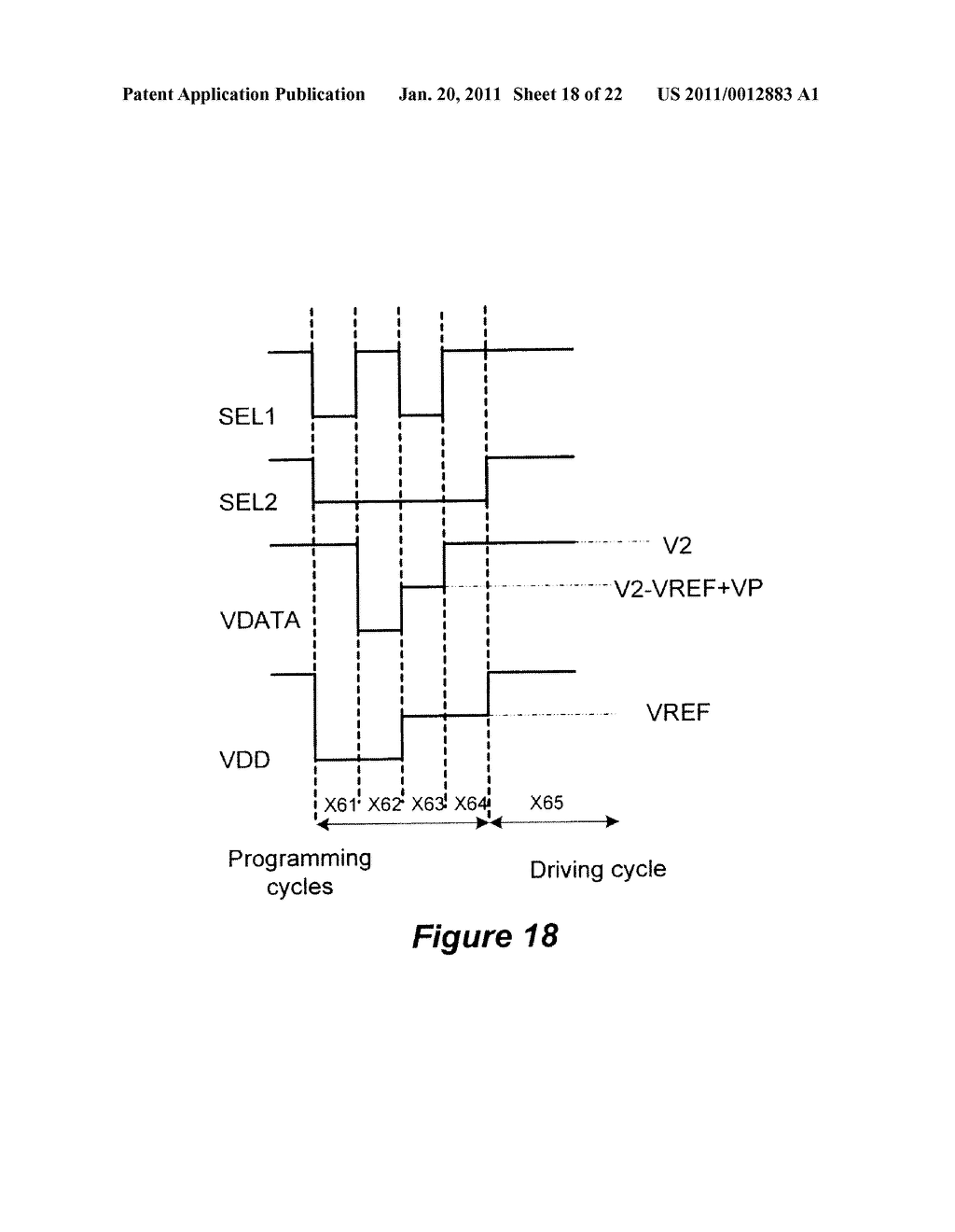 METHOD AND SYSTEM FOR PROGRAMMING AND DRIVING ACTIVE MATRIX LIGHT EMITTING DEVICE PIXEL - diagram, schematic, and image 19