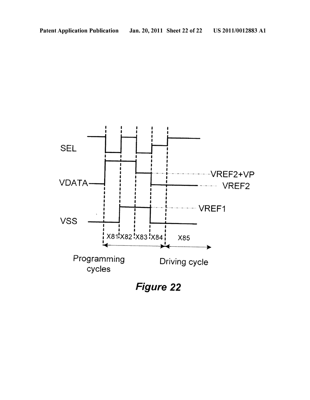 METHOD AND SYSTEM FOR PROGRAMMING AND DRIVING ACTIVE MATRIX LIGHT EMITTING DEVICE PIXEL - diagram, schematic, and image 23