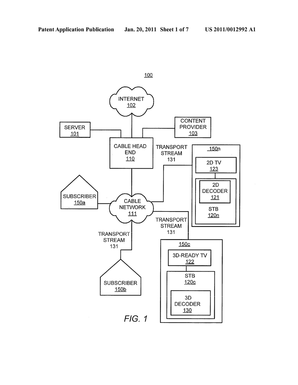 SIMULCAST OF STEREOVIEWS FOR 3D TV - diagram, schematic, and image 02