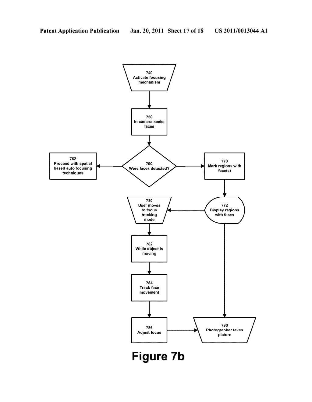 PERFECTING THE EFFECT OF FLASH WITHIN AN IMAGE ACQUISITION DEVICES USING FACE DETECTION - diagram, schematic, and image 18