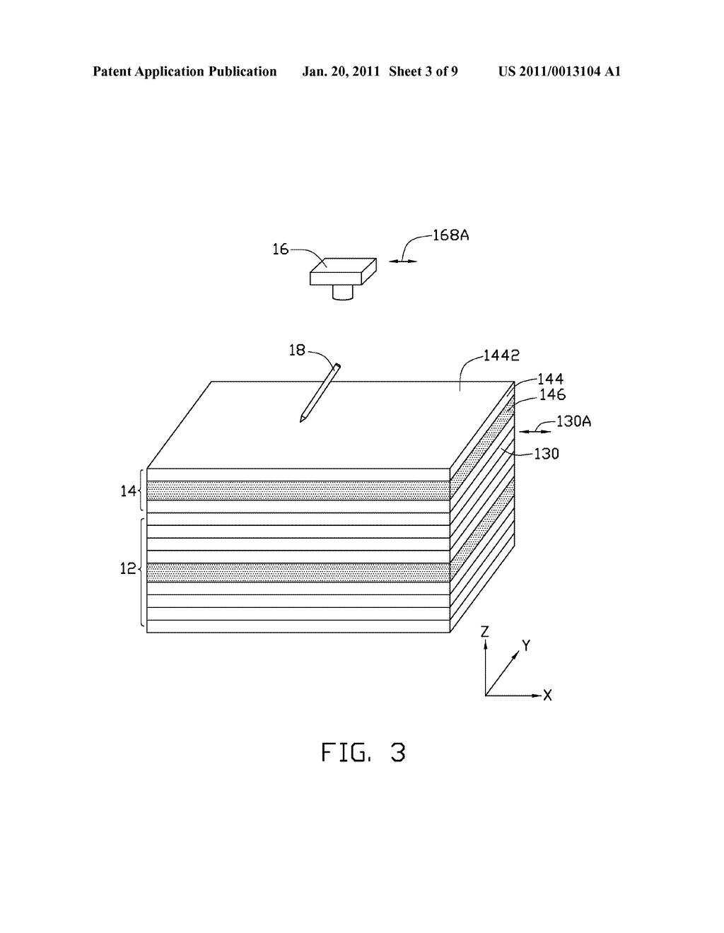 OPTICAL TOUCH SCREEN DEVICE AND RELATED HAND-WRITING SYSTEM - diagram, schematic, and image 04