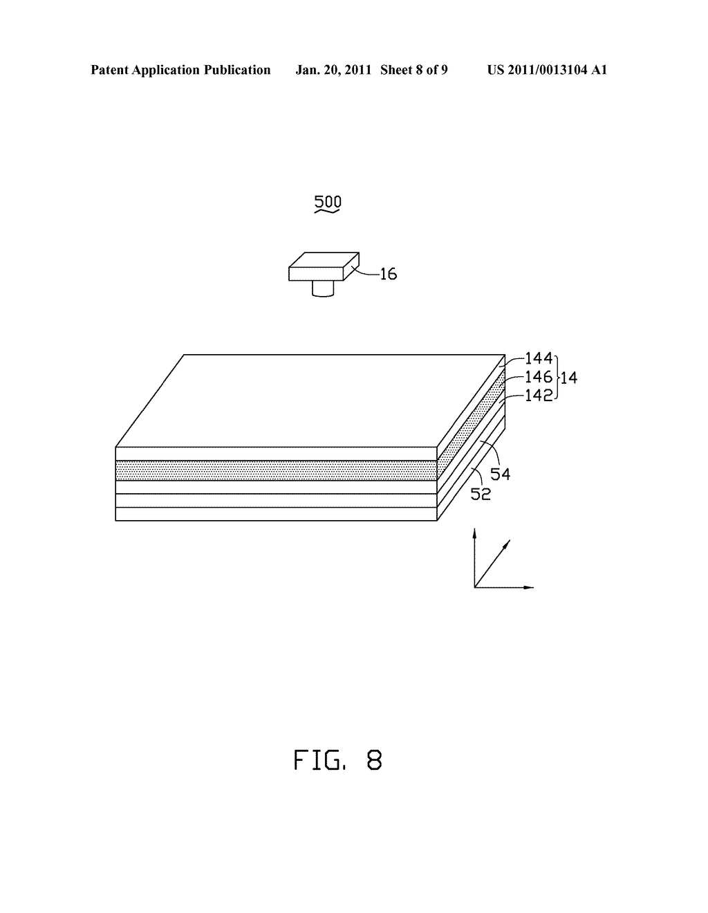 OPTICAL TOUCH SCREEN DEVICE AND RELATED HAND-WRITING SYSTEM - diagram, schematic, and image 09