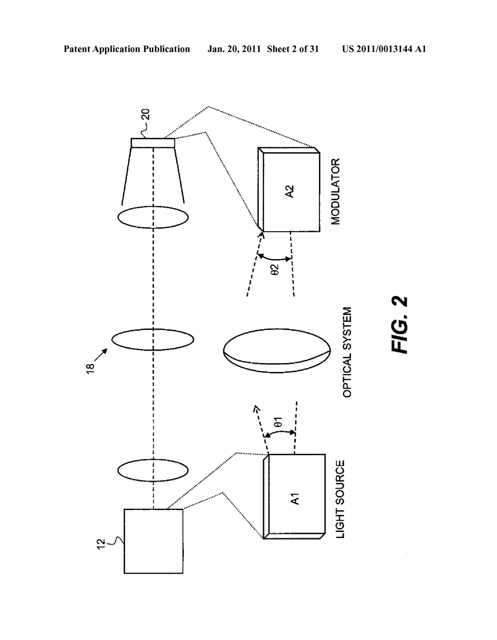 STEREOSCOPIC PROJECTOR WITH ROTATING SEGMENTED DISK - diagram, schematic, and image 03