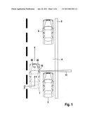 DEVICE AND METHOD FOR MEASURING A PARKING SPACE diagram and image