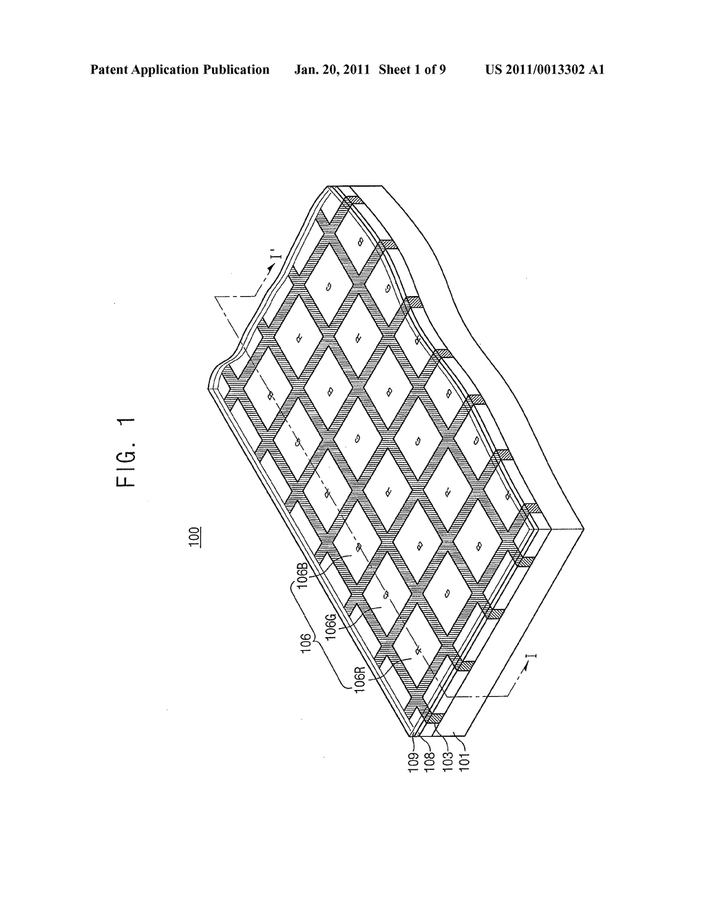 INK COMPOSITION FOR A COLOR FILTER, A COLOR FILTER SUBSTRATE MANUFACTURED USING THE INK COMPOSITION AND METHOD OF MANUFACTURING A COLOR FILTER SUBSTRATE USING THE INK COMPOSITION - diagram, schematic, and image 02