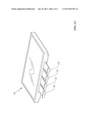 ELECTRONIC DISPLAY WITH MOUNT-ACCESSIBLE COMPONENTS diagram and image