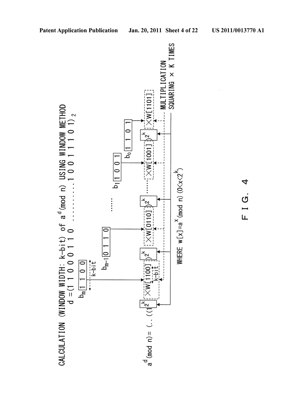 ENCRYPTING METHOD HAVING COUNTERMEASURE FUNCTION AGAINST POWER ANALYZING ATTACKS - diagram, schematic, and image 05