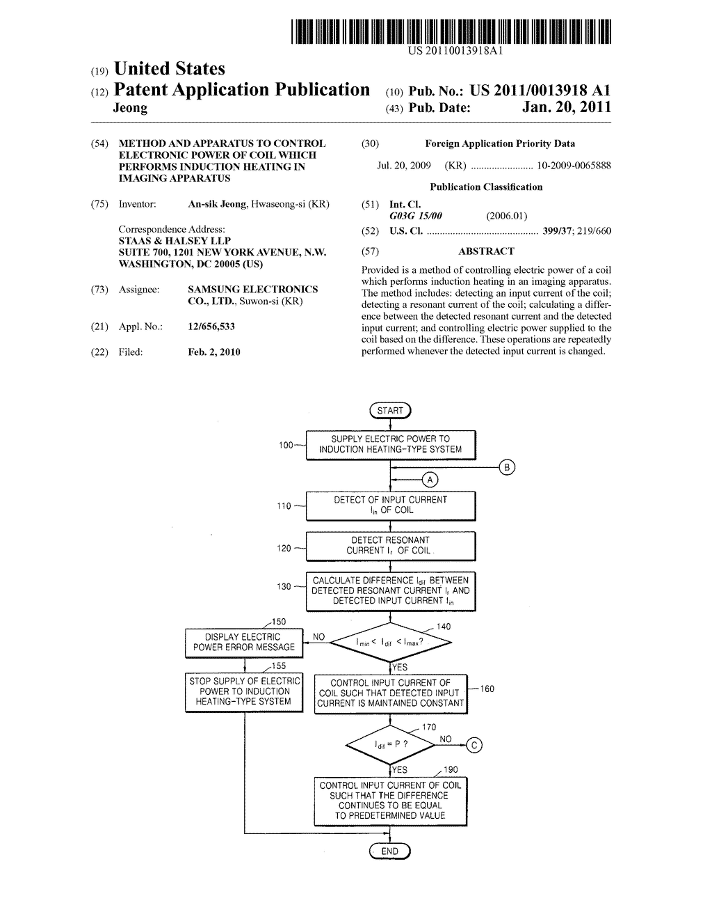 Method and apparatus to control electronic power of coil which performs induction heating in imaging apparatus - diagram, schematic, and image 01