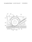 End of a Moldboard Positioned Proximate a Milling Drum diagram and image