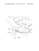 End of a Moldboard Positioned Proximate a Milling Drum diagram and image