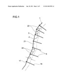 STRUCTURE FOR PREVENTING ROCKFALL, A ROCKFALL PREVENTION METHOD, AND A METHOD FOR DESIGNING SAID STRUCTURE diagram and image