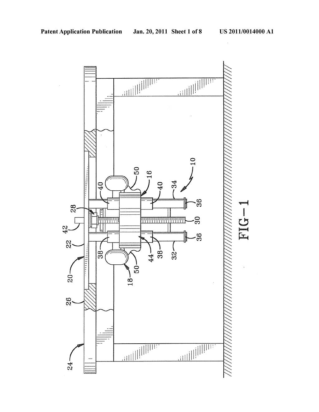 METHOD OF CHANGING THE DISTANCE BETWEEN A ROTARY CUTTING TOOL AND A WORK SURFACE - diagram, schematic, and image 02
