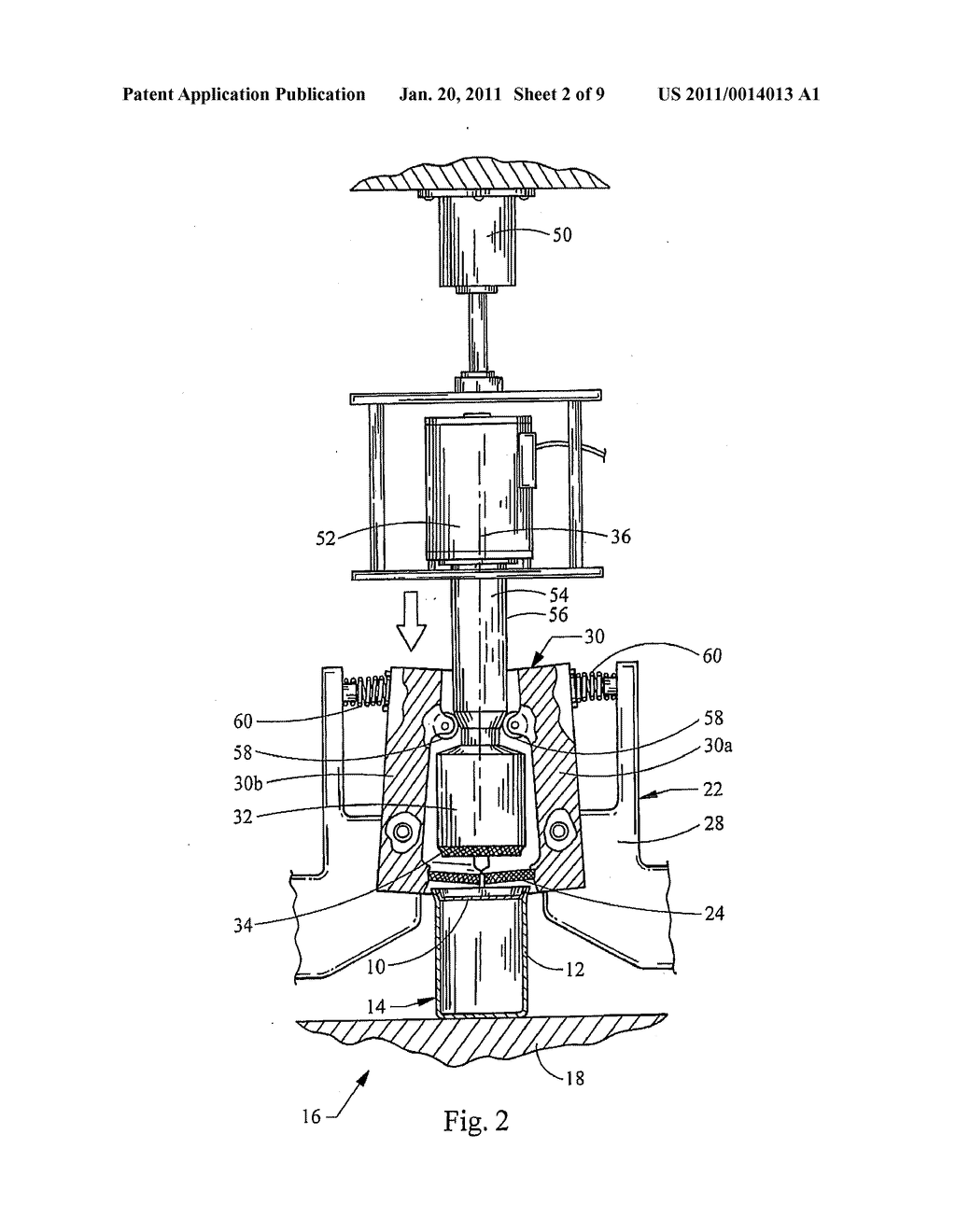 METHOD AND APPARATUS FOR FORMING A METALLIC CONTAINER - diagram, schematic, and image 03