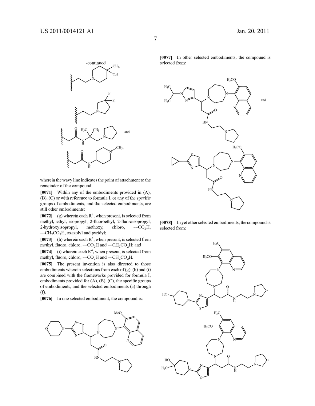 MODULATORS OF CXCR7 - diagram, schematic, and image 37