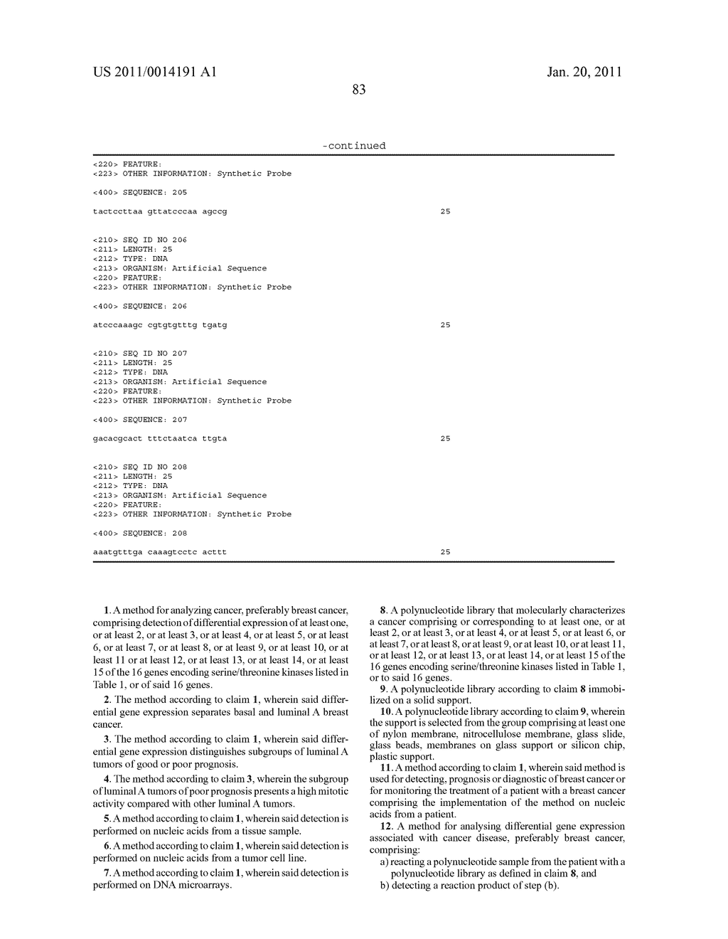 BREAST CANCER EXPRESSION PROFILING - diagram, schematic, and image 89