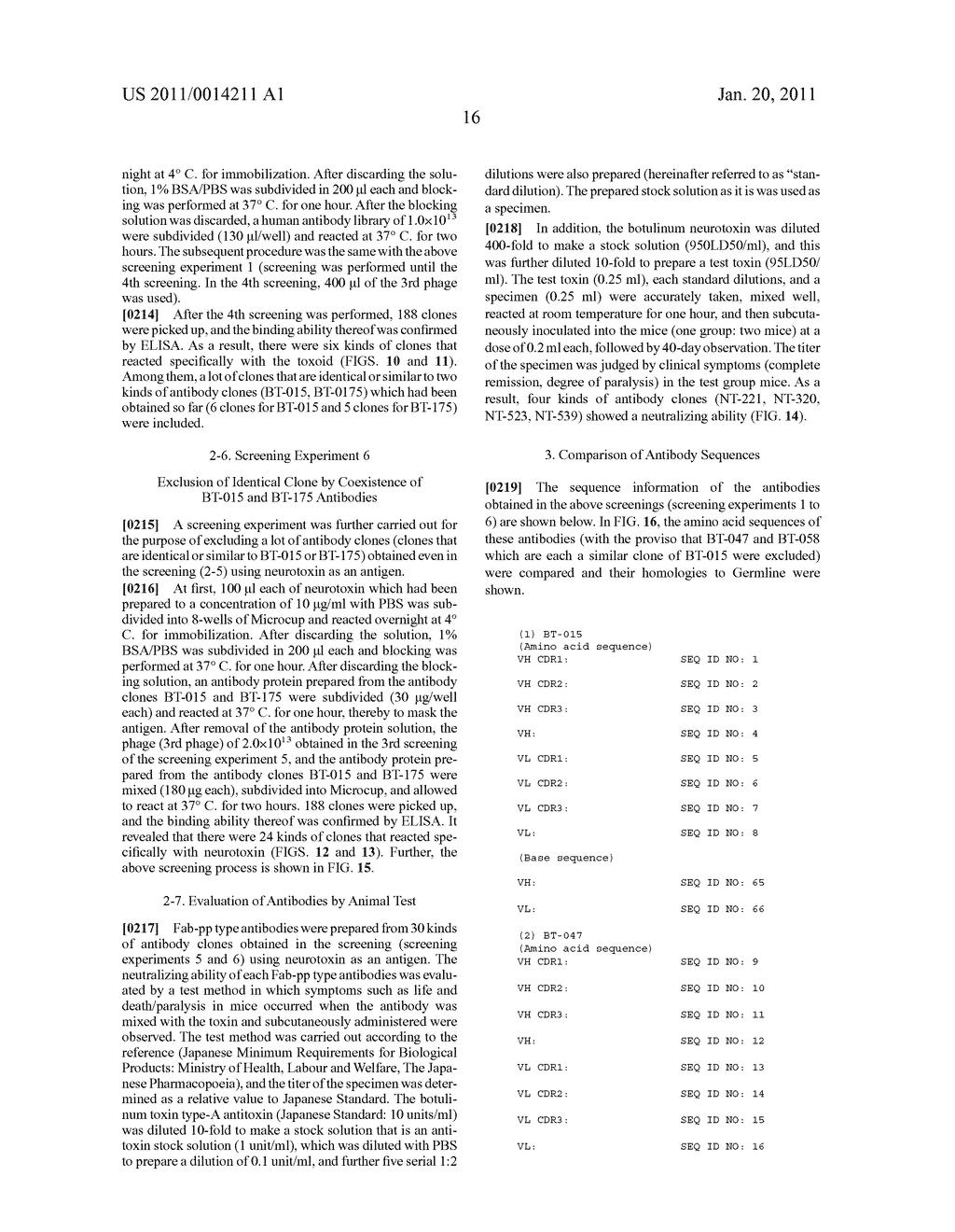 COMPOSITION FOR NEUTRALIZING BOTULINUS TOXIN TYPE-A, AND HUMAN ANTI-BOTULINUS TOXIN TYPE-A ANTIBODY - diagram, schematic, and image 49