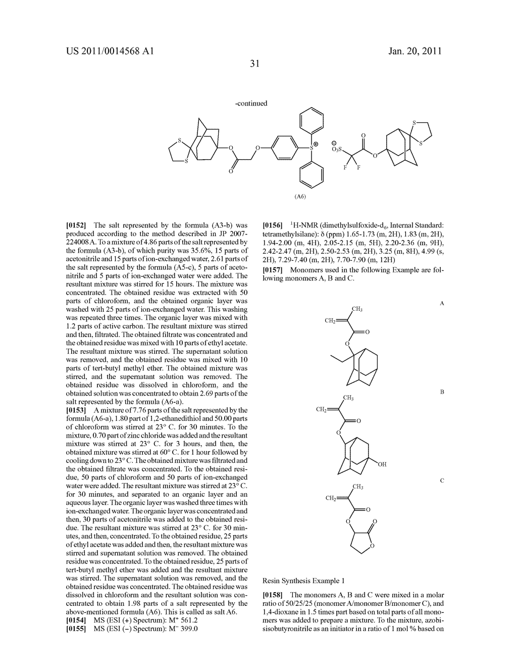 SALT AND PHOTORESIST COMPOSITION CONTAINING THE SAME - diagram, schematic, and image 32