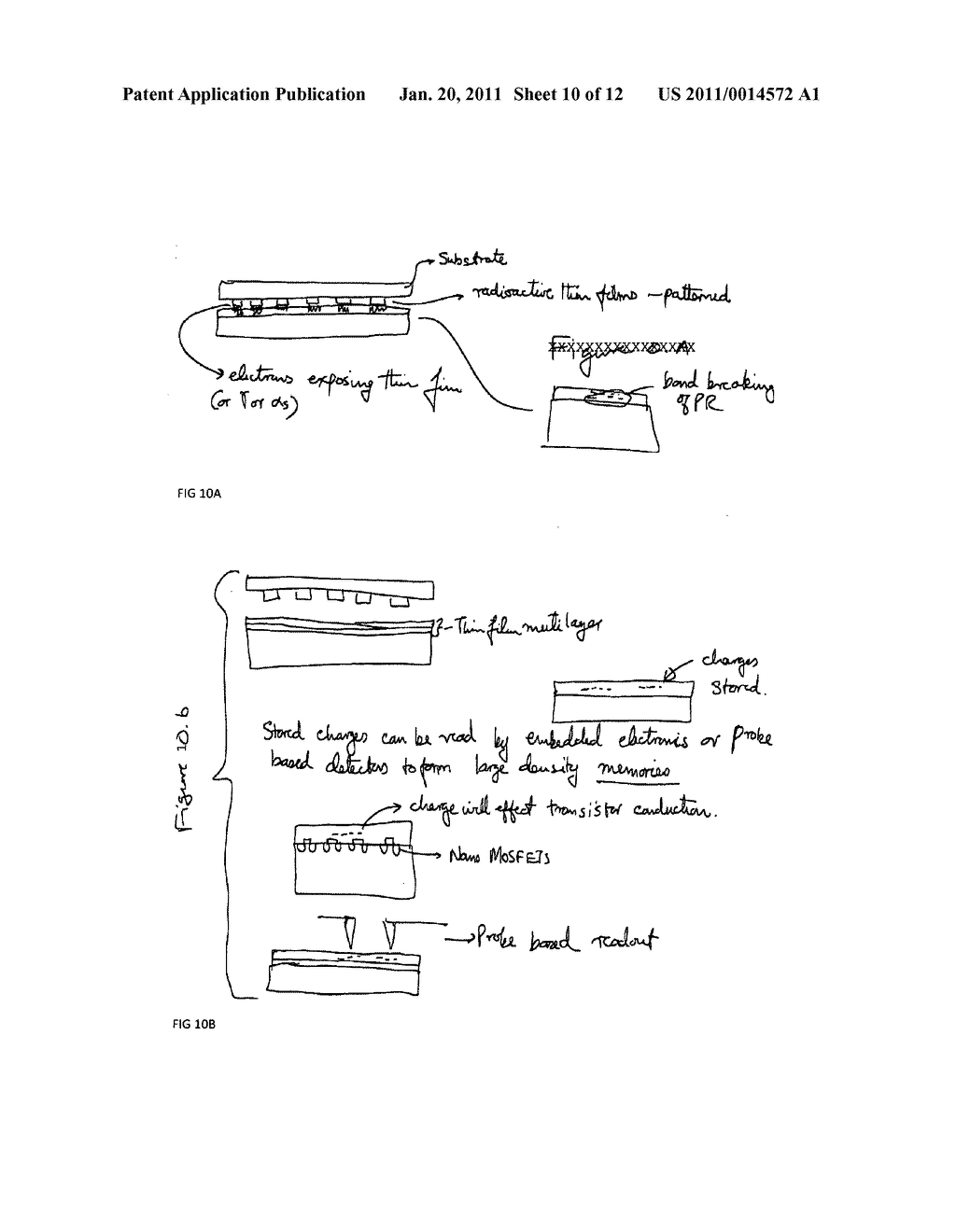 SELF-POWERED LITHOGRAPHY METHOD AND APPARATUS USING RADIOACTIVE THIN FILMS - diagram, schematic, and image 11