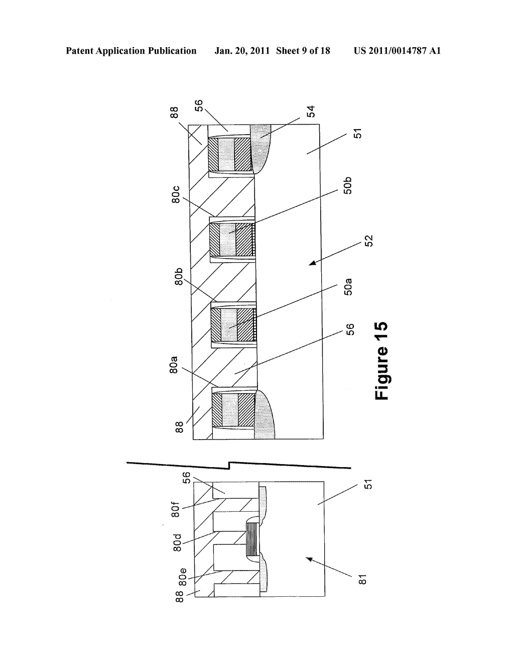 Method of Forming Contacts for a Memory Device - diagram, schematic, and image 10