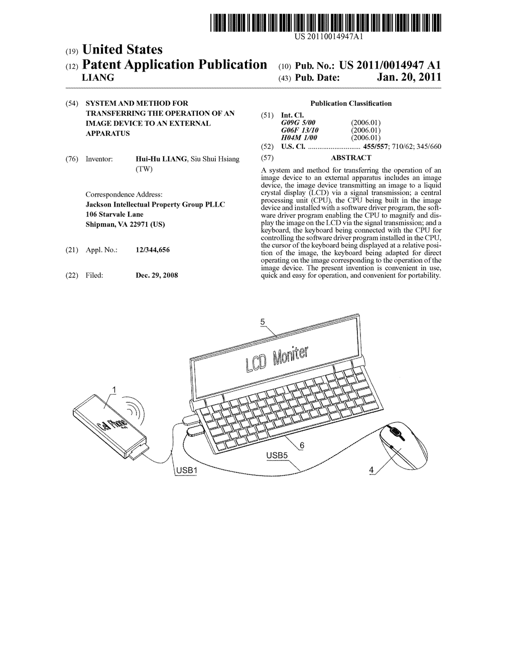 System and Method for Transferring the Operation of an Image Device to an External Apparatus - diagram, schematic, and image 01