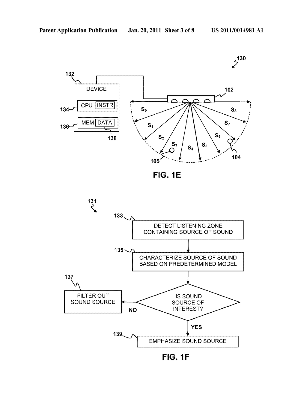 TRACKING DEVICE WITH SOUND EMITTER FOR USE IN OBTAINING INFORMATION FOR CONTROLLING GAME PROGRAM EXECUTION - diagram, schematic, and image 04