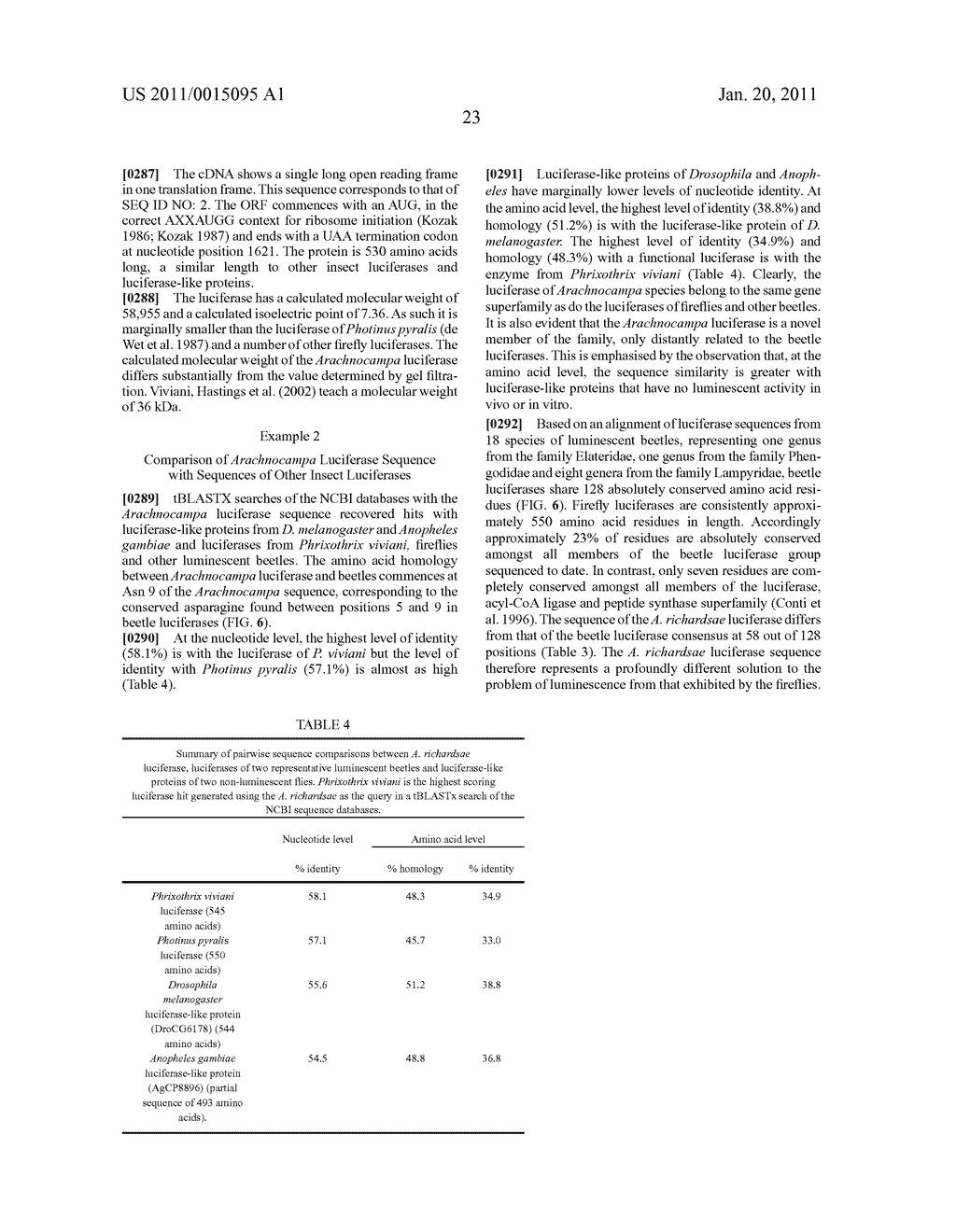 ARACHNOCAMPA LUCIFERASES - diagram, schematic, and image 58