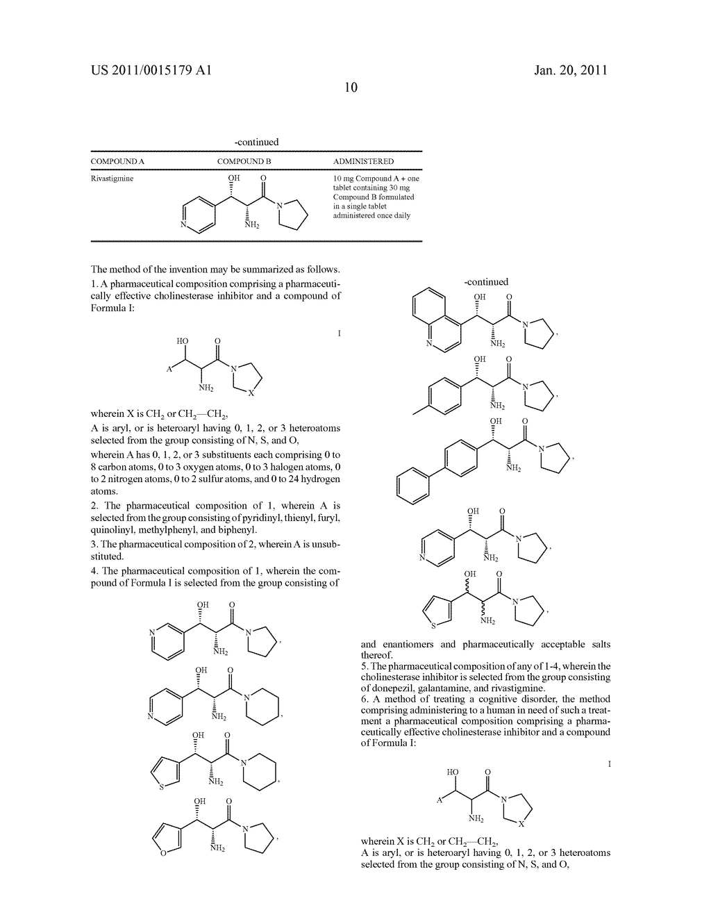 COMPOSITIONS FOR TREATING COGNITIVE DISORDERS - diagram, schematic, and image 14