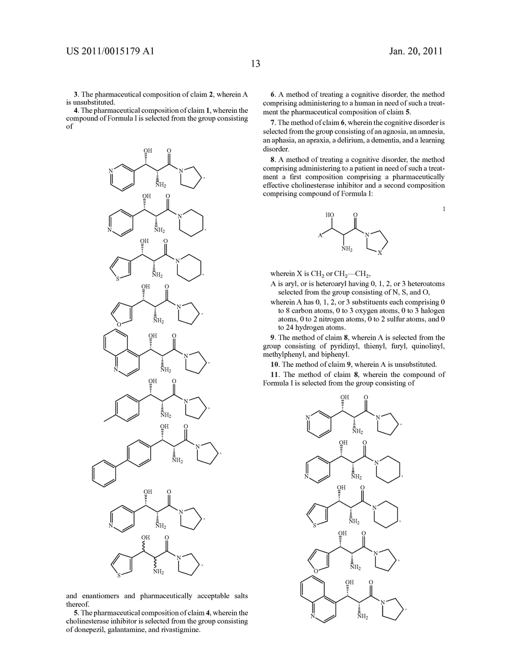 COMPOSITIONS FOR TREATING COGNITIVE DISORDERS - diagram, schematic, and image 17