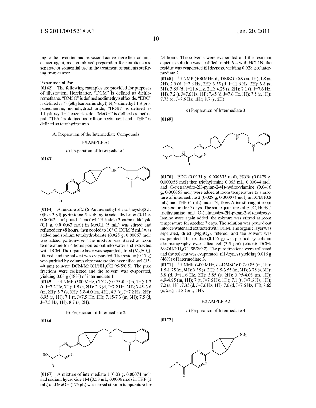 AZA-BICYCLOHEXYL SUBSTITUTED INDOLYL ALKYL AMINO DERIVATIVES AS NOVEL INHIBITORS OF HISTONE DEACETYLASE - diagram, schematic, and image 11