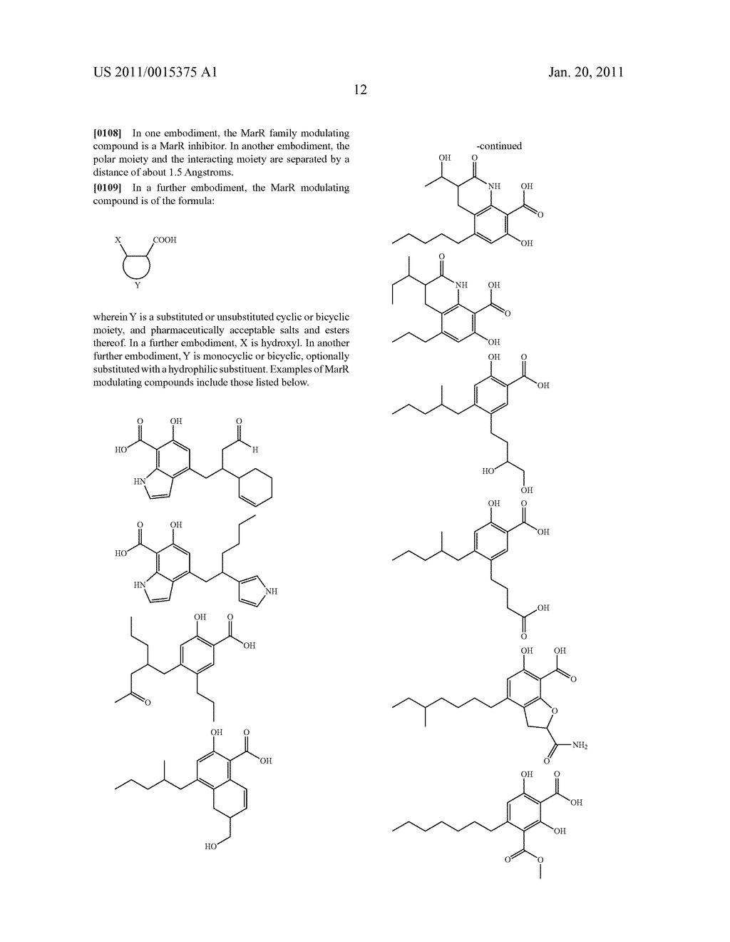 Methods for Identifying and Using MarR Family Polypeptide Binding Compounds - diagram, schematic, and image 100