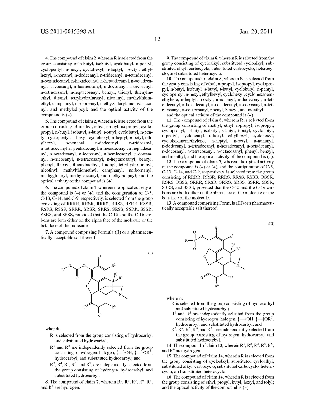 3-Oxy-Hydromorphone Derivatives - diagram, schematic, and image 13