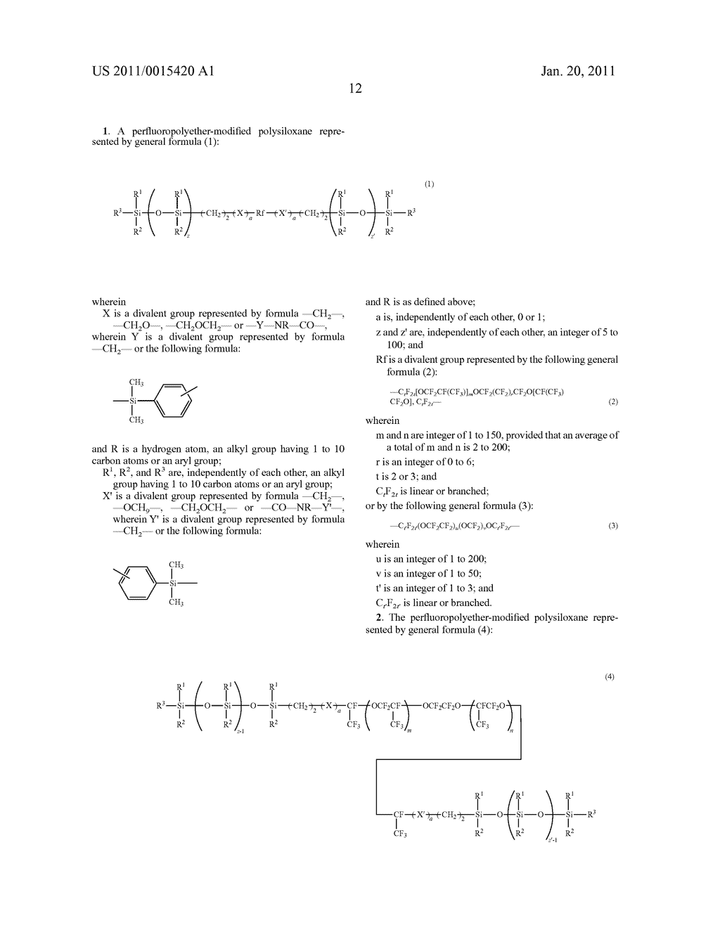 PERFLUOROPOLYETHER-MODIFIED POLYSILOXANE, A METHOD FOR PREPARING THE SAME AND A DEFOAMING AGENT COMPRISING THE SAME - diagram, schematic, and image 14