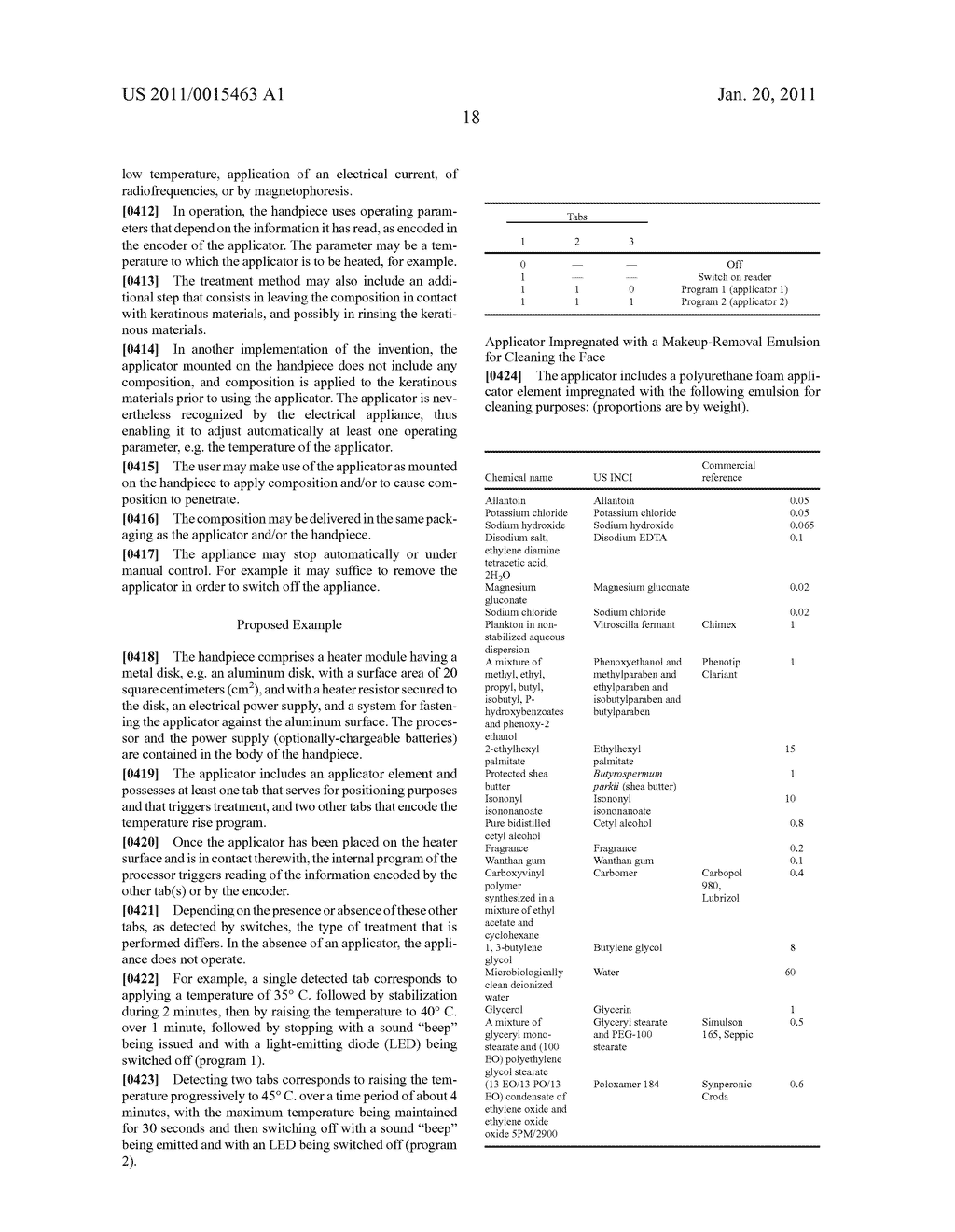 APPLICATOR AND A SET INCLUDING SUCH AN APPLICATOR - diagram, schematic, and image 22