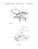 PATIENT BED WITH MONITORING AND THERAPY DEVICE diagram and image