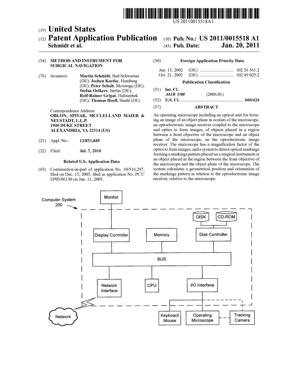 METHOD AND INSTRUMENT FOR SURGICAL NAVIGATION - diagram, schematic, and image 01