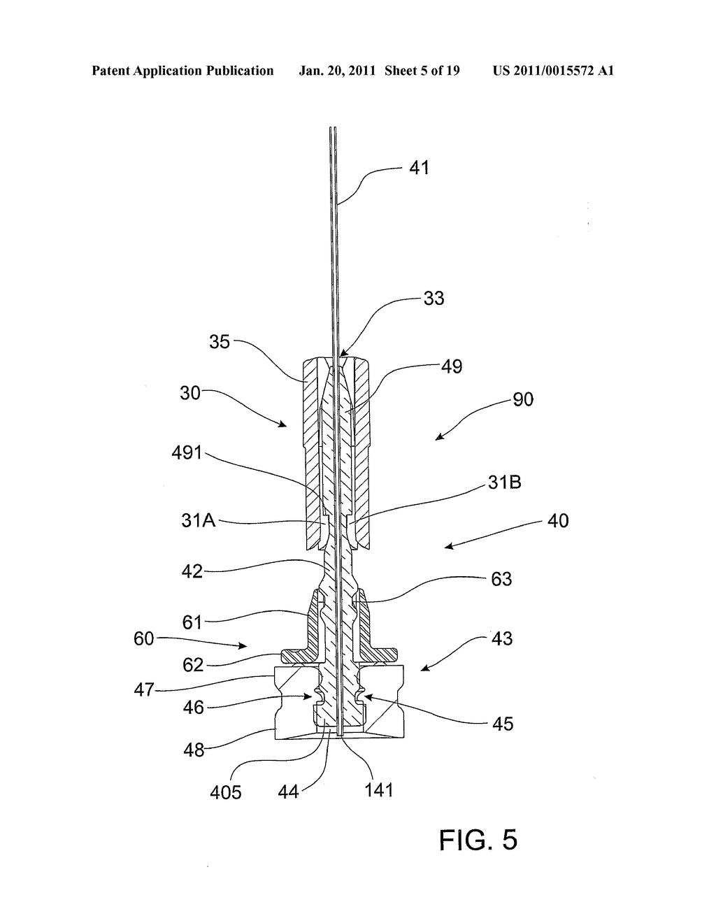 PREFILLED RETRACTABLE SYRINGE, PLUNGER AND NEEDLE ASSEMBLY - diagram, schematic, and image 06