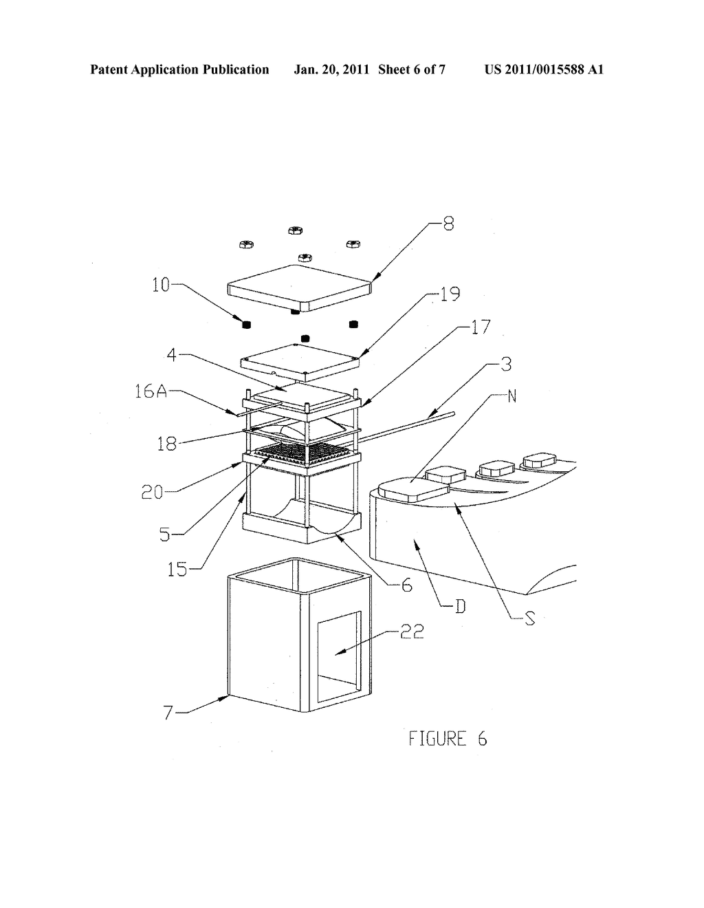 APPARATUS AND METHOD FOR TREATMENT OF INFECTED NAIL - diagram, schematic, and image 07