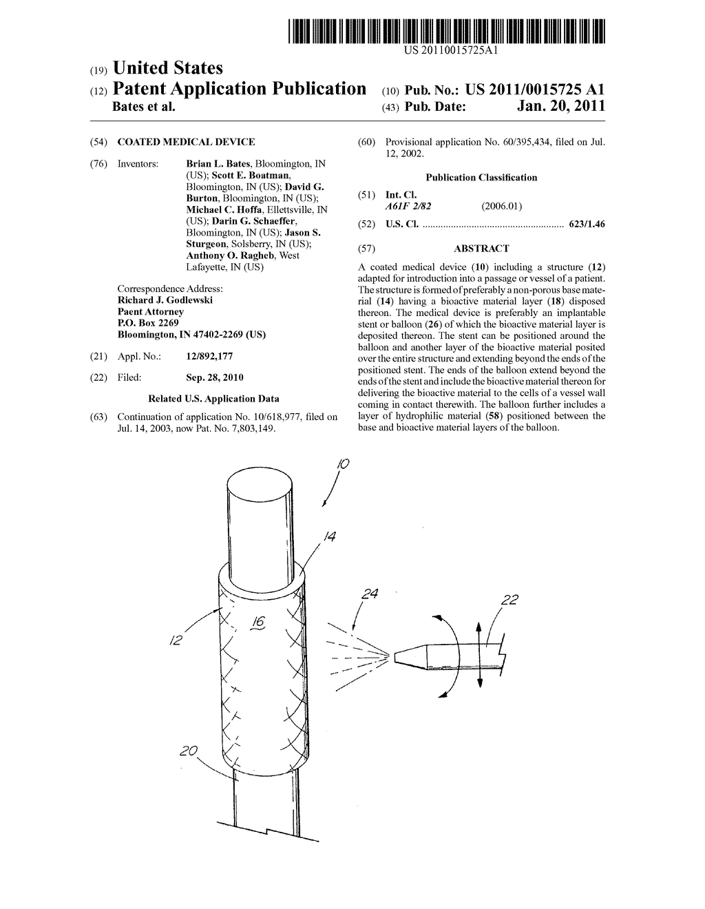 COATED MEDICAL DEVICE - diagram, schematic, and image 01