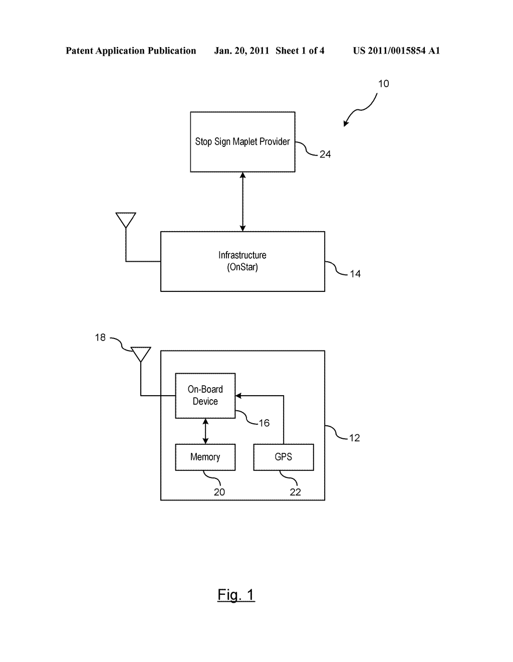 System and Method for Managing Geographical Maplet Downloads for a Vehicle to Support Stop Sign Violation Assist and Similar Applications - diagram, schematic, and image 02